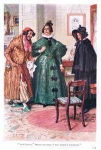 Mantalini grät madame, du glömmer dig själv av Charles Edmund Brock